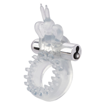 CalExotics Wireless Butterfly Ring Rechargeable Vibrating Enhancer – Clear