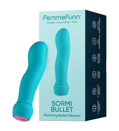 Sormi Bullet Flickering Bullet Vibrator – Turquoise