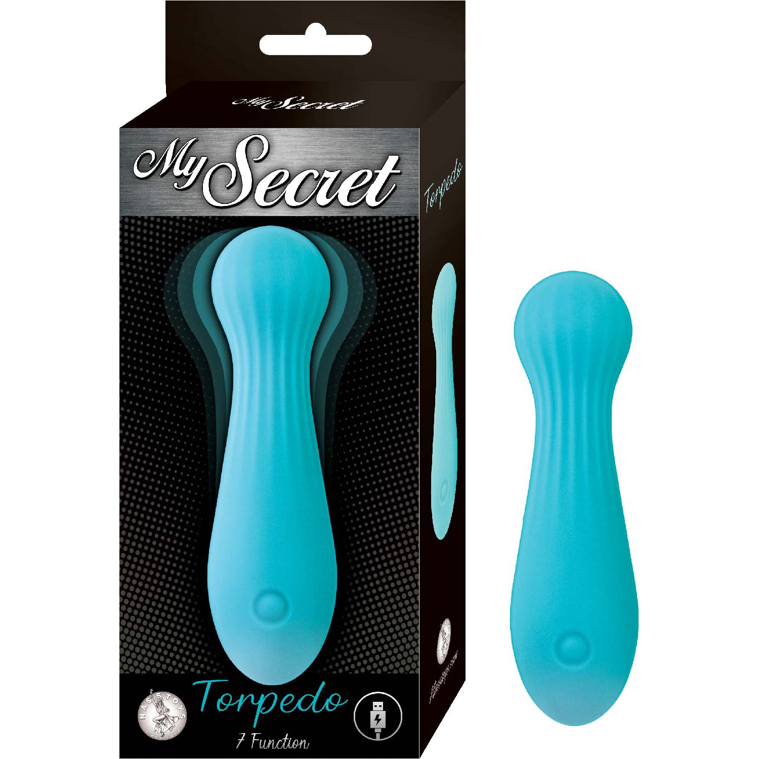 Nasstoys My Secret Torpedo Bullet Vibrator – Blue – Rechargeable, Waterproof