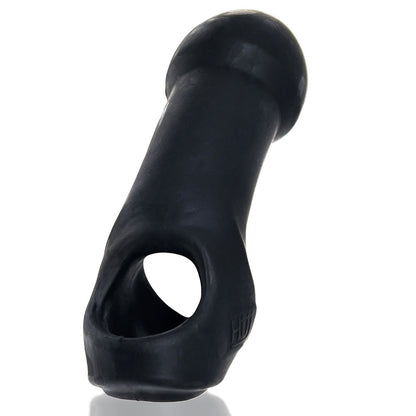 Oxballs Double Thruster - Silicone Strap-On Cock Sling for Double Penetration - Black