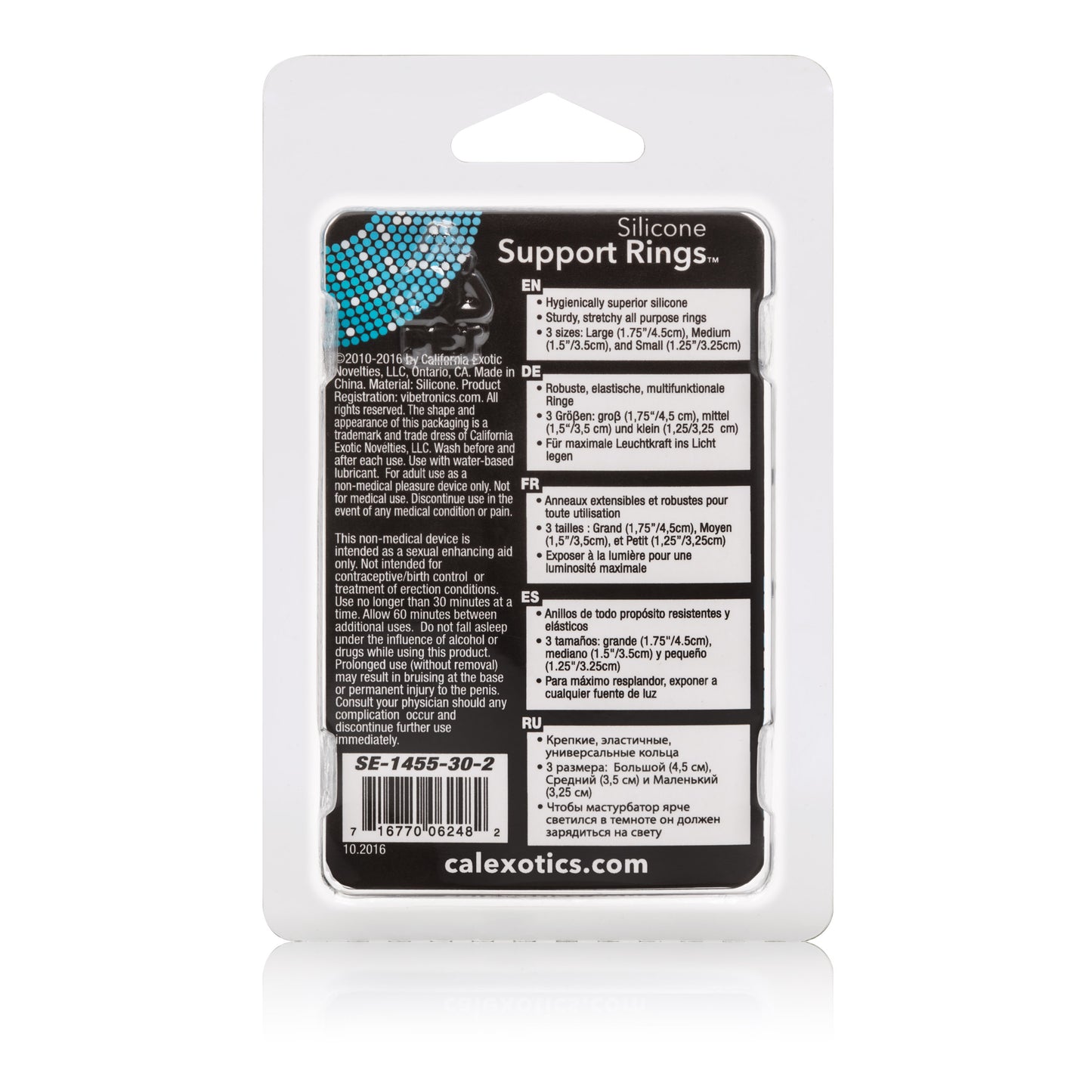 CalExotics Silicone Support Rings Set – Ivory – Erection Enhancers