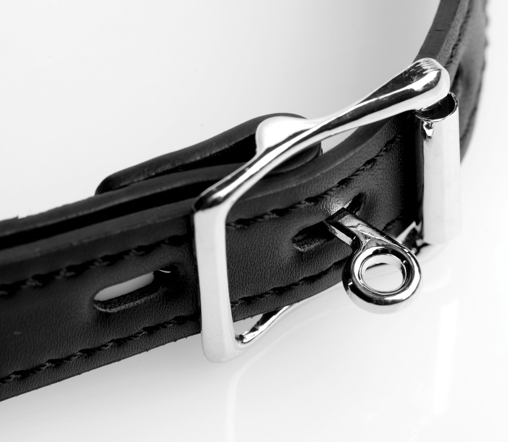 XR Brands Claw Hook Mouth Spreader with Adjustable Strap - Black