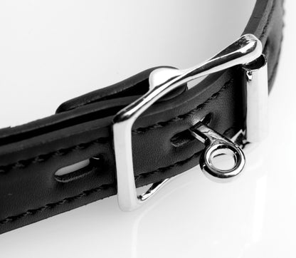 XR Brands Claw Hook Mouth Spreader with Adjustable Strap - Black