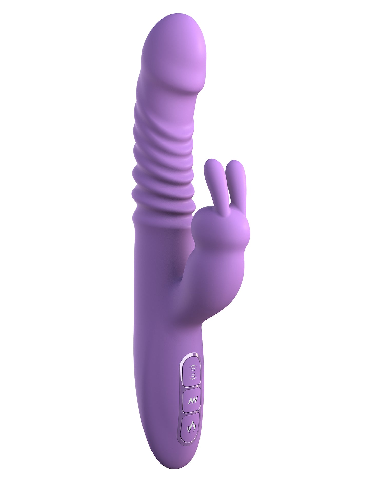 Pipedream Her Thrusting Silicone Rabbit – Purple – Multi-Function Vibrator