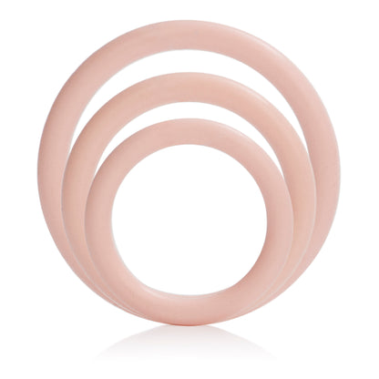 CalExotics Silicone Support Rings Set – Ivory – Erection Enhancers
