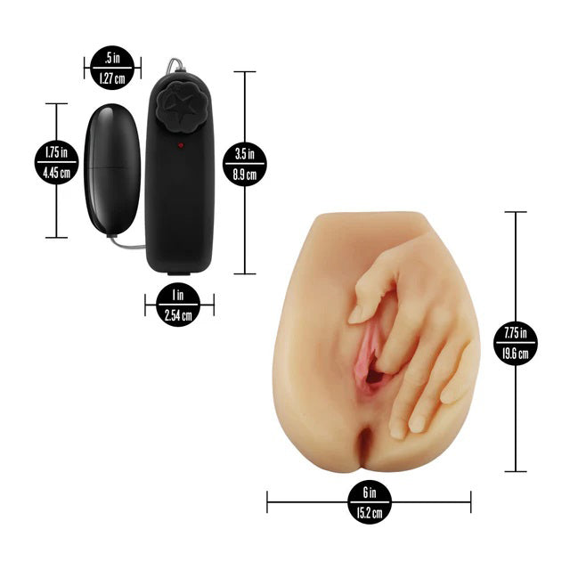 Enlust Selena Life-Sized Realistic Masturbator with Dual Openings - Beige