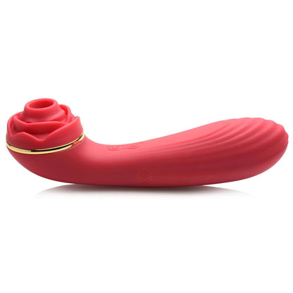Bloomgasm Passion Petals Vibrator with 10 Suction Levels - Red