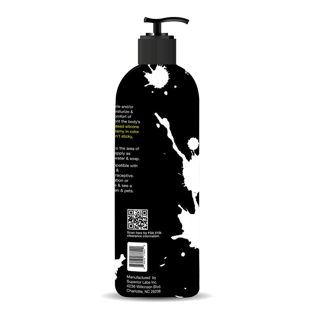 Spunk Lube Hybrid Water and Silicone Lubricant 16 Fl Oz - White