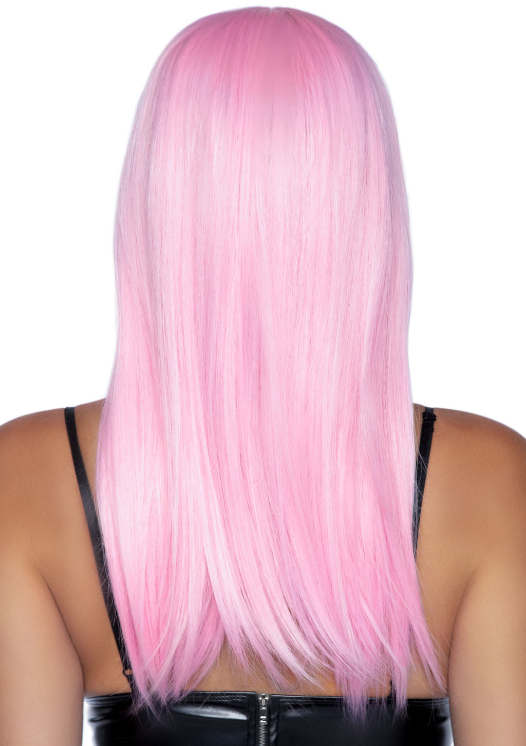Leg Avenue 24" Long Straight Bang Wig - Pink