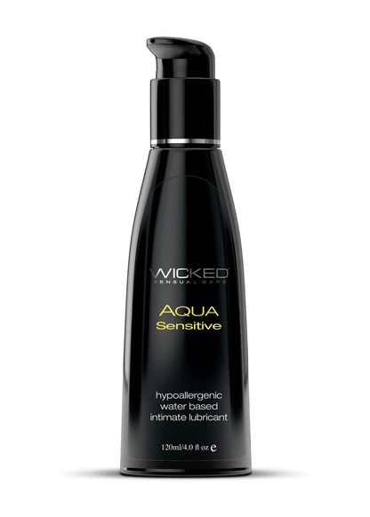 Wicked Aqua Sensitive Water-Based Lubricant – 4 Fl. Oz.