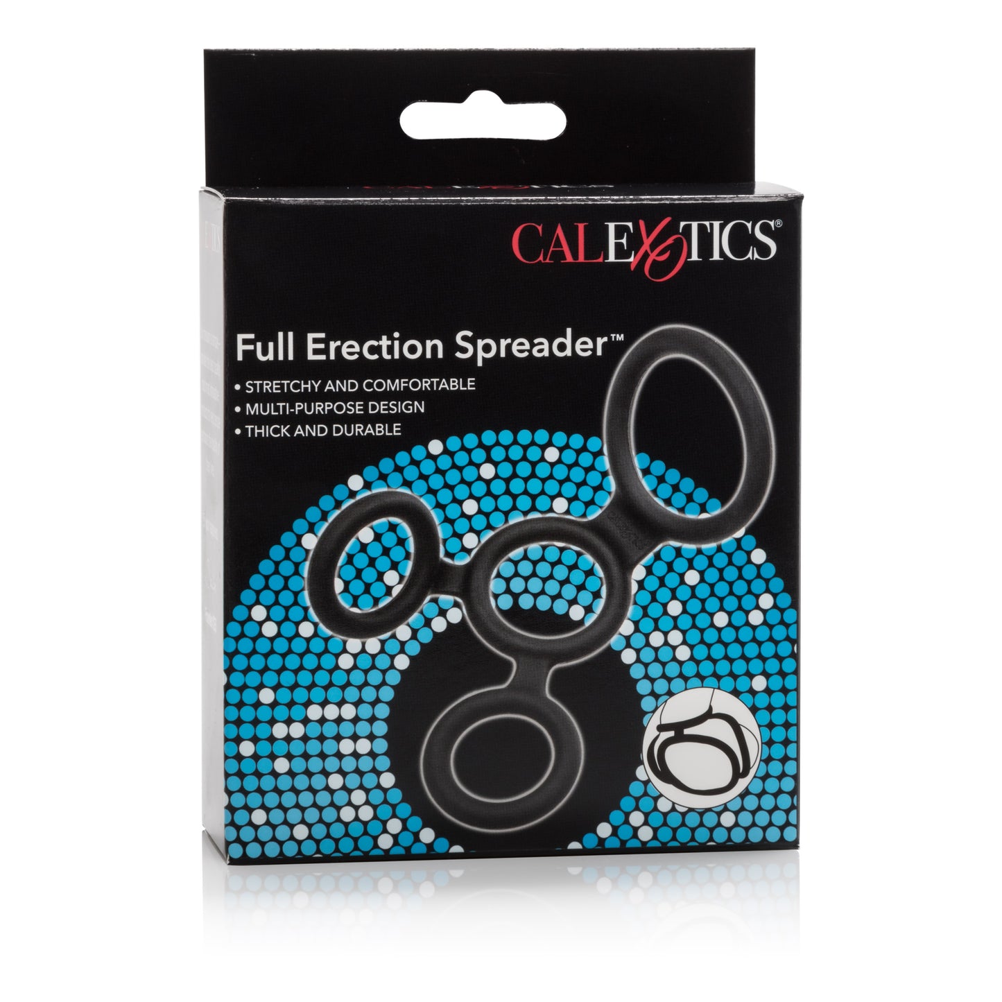 CalExotics Full Erection Spreader – Black – Silicone Enhancement System