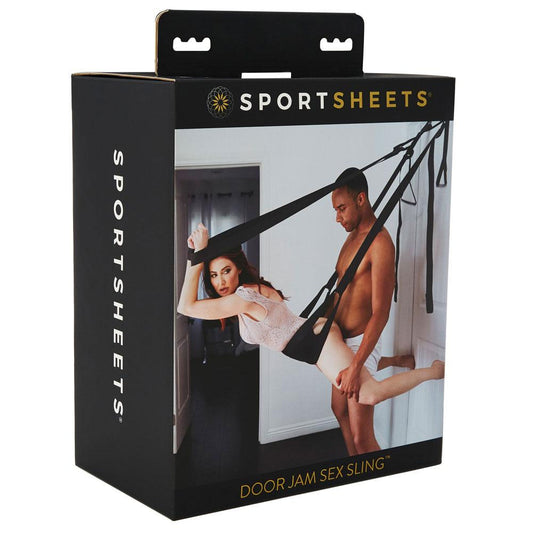Sportsheets Door Jam Sex Sling – Adjustable Black Sling