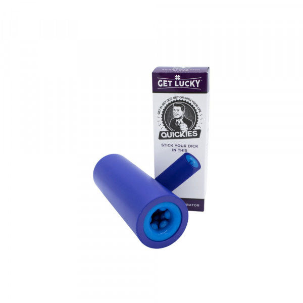 Viben Quickies Stick Your Dick in This Masturbator – Blue – Waterproof