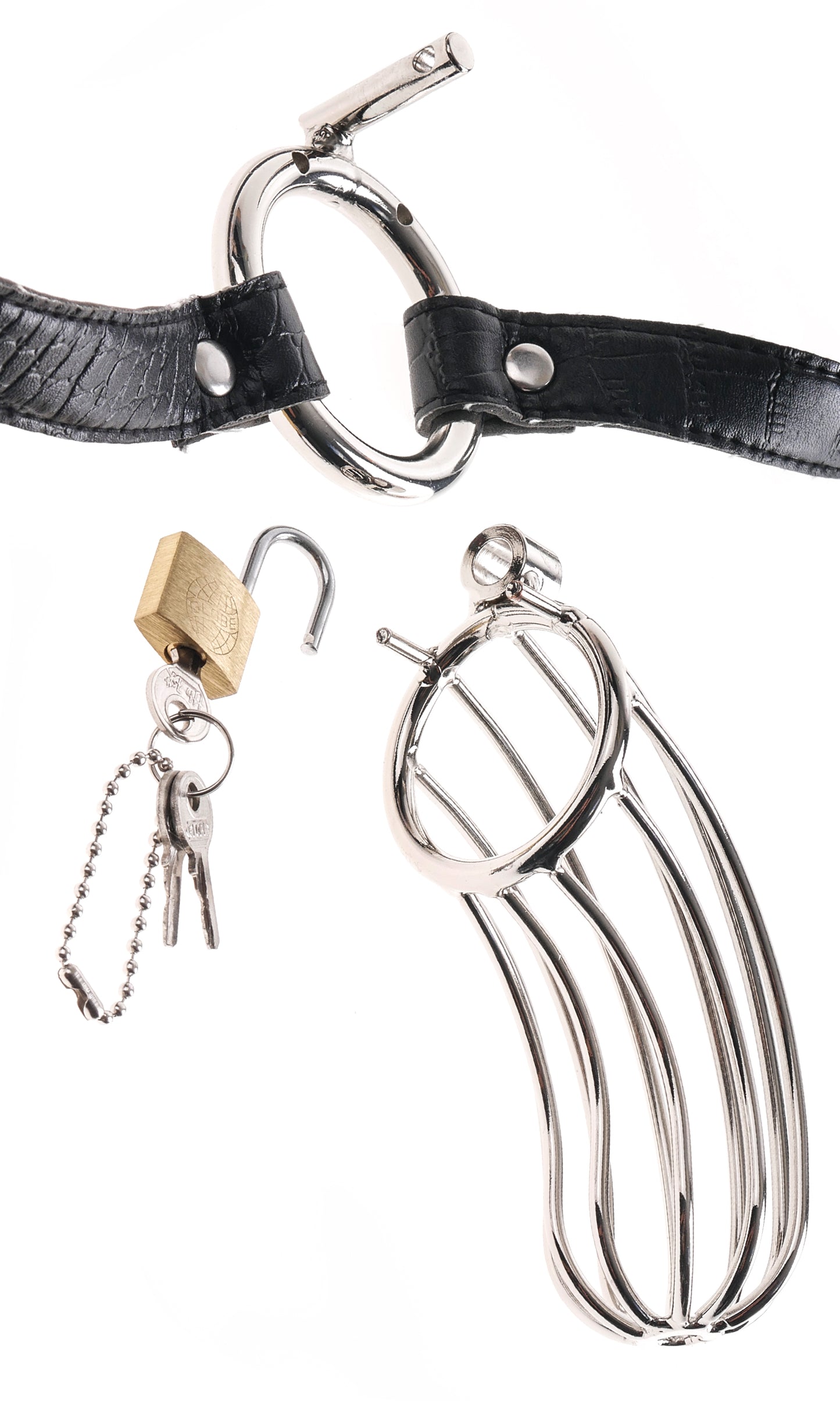 Pipedream Fetish Fantasy Extreme the Prisoner Chastity Cage – Silver