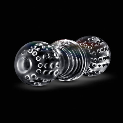Rize Feelz Clear Male Stroker with Textured Chambers
