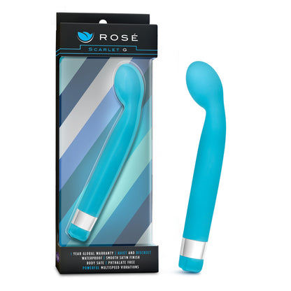 Blush Rose - Scarlet G Vibrator for G-Spot Stimulation - Blue
