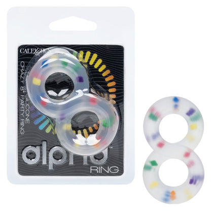 CalExotics Alpha Liquid Silicone Crazy 8 Party Ring – Multi Color