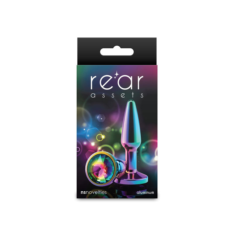 nsnovelties Rear Assets Tapered Anal Toy – Multicolor Rainbow