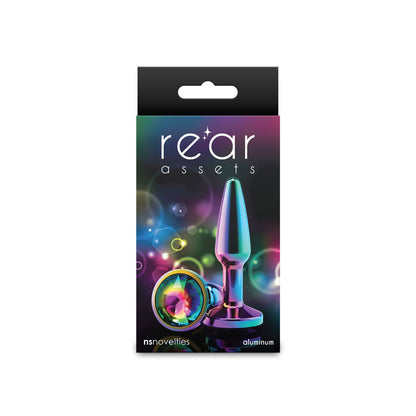 nsnovelties Rear Assets Tapered Anal Toy – Multicolor Rainbow