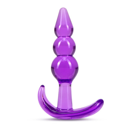 B Yours Triple Bead Anal Plug - Phthalate Free - Purple