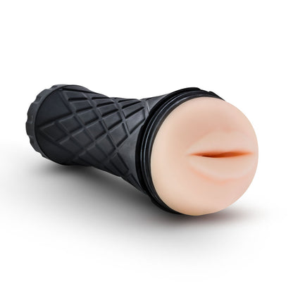 M for Men Torch Luscious Lips Stroker – Black/Beige