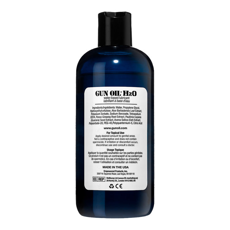 Gun Oil H2O - Water-Based Personal Lubricant - 16 Oz