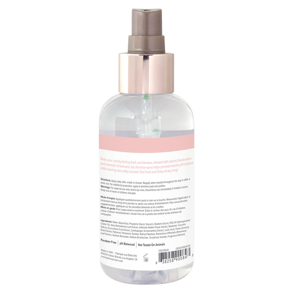 Coochy Intimate Feminine Spray 4oz – Peony Fragrance