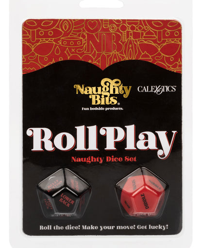 CalExotics Naughty Bits Roll Play Naughty Dice Set – Couples Game