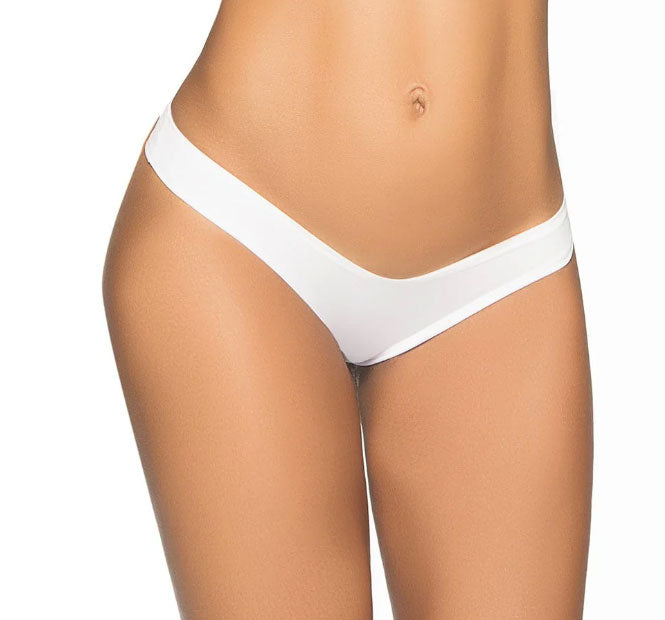 Mapale Mini Scrunchy Panty – White – Small/Medium