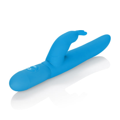 CalExotics Posh 10-Function Silicone Bounding Bunny – Blue