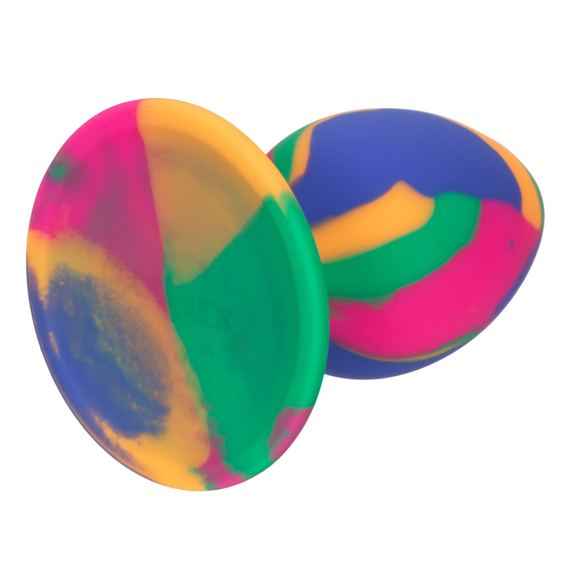 CalExotics Cheeky Medium Tie-Dye Plug with Suction Cup Base - Multi