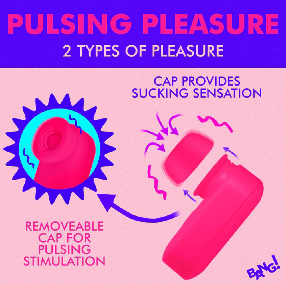 XR Brands Mini Clitoral Stimulator – Pink – Waterproof and Rechargeable
