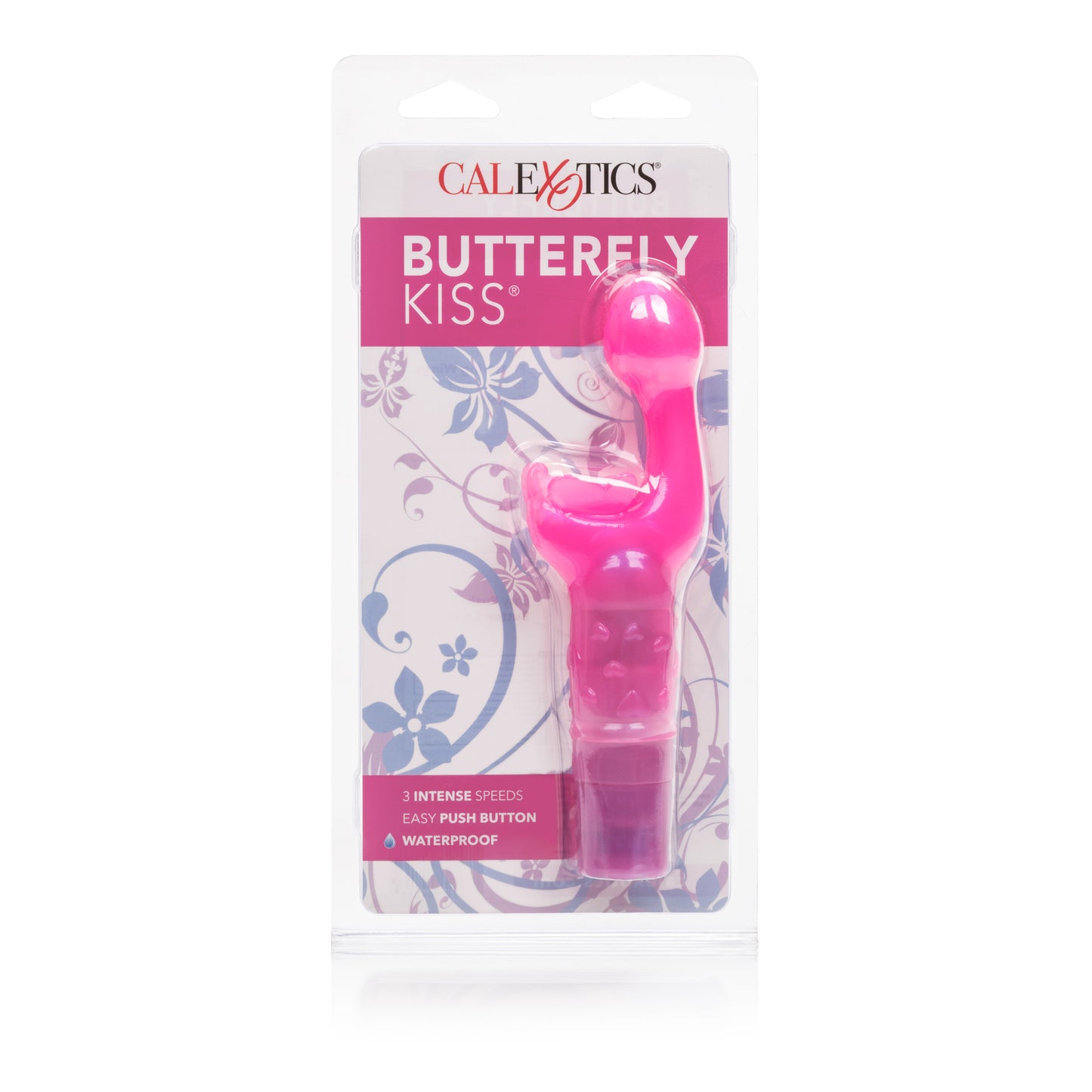 CalExotics Butterfly Kiss Vibe - Pink - 3-Speed G-Spot Vibrator