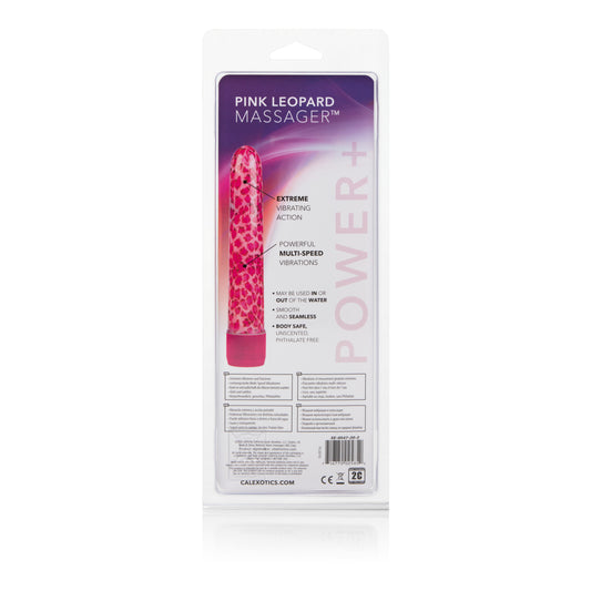 CalExotics Leopard Massager – Multi-Speed Vibrator – Pink