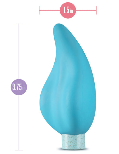 Gaia Eco Caress - Rechargeable Vibrator with 10 Vibrating Modes - Aqua