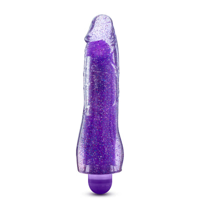 Glow Dicks Molly Glitter Vibrator - Multi-Speed G-Spot Vibrator - Purple