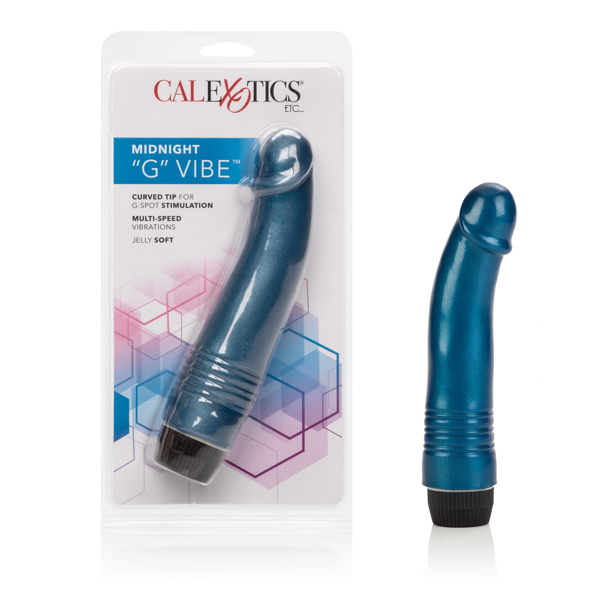 CalExotics Midnight G Spot Vibrator – Multi-Speed – Blue