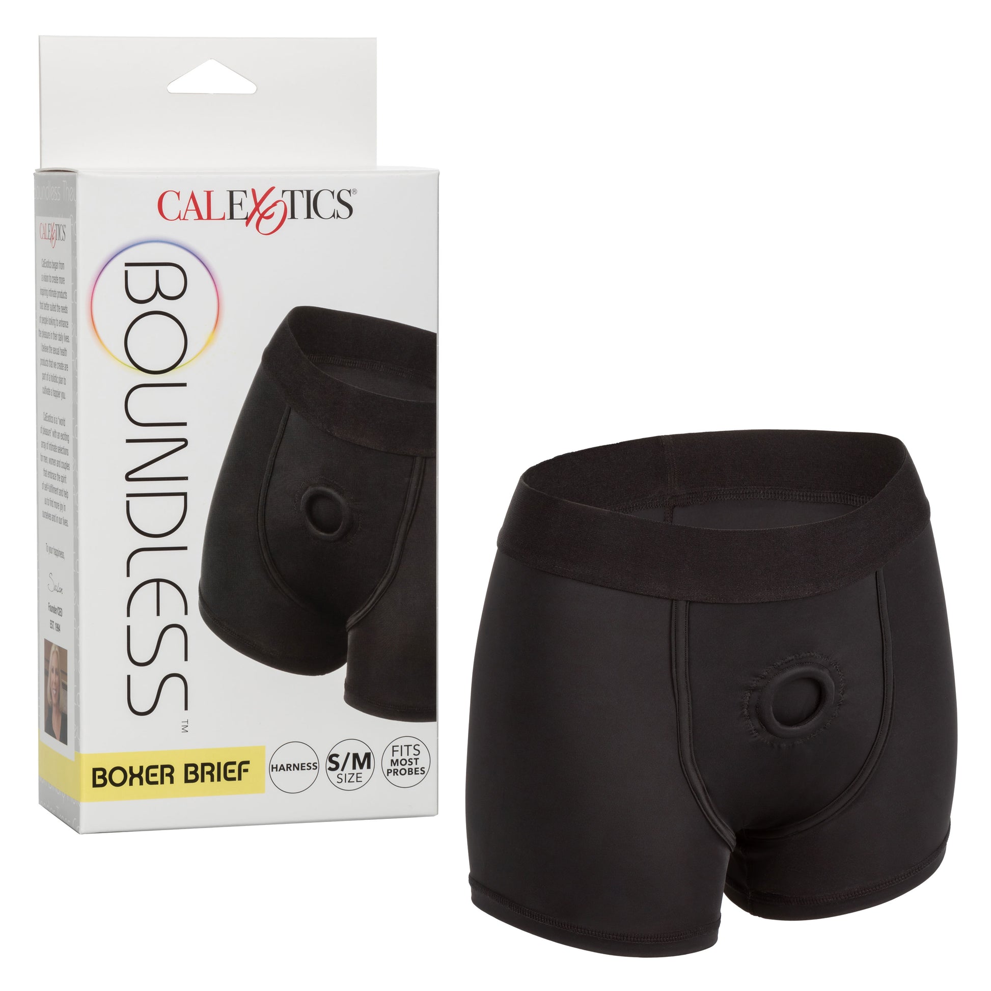 CalExotics Boundless Boxer Brief Harness – Black – Size S/M