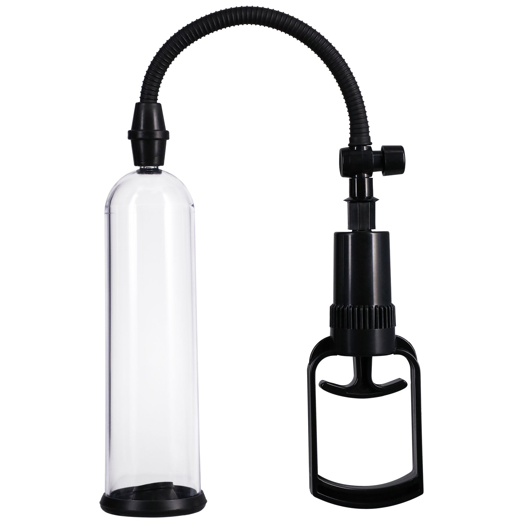 Rock Solid Manual Penis Pumping Kit – Black/Clear