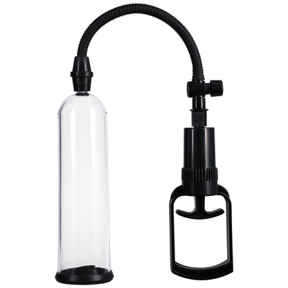 Rock Solid Manual Penis Pumping Kit – Black/Clear