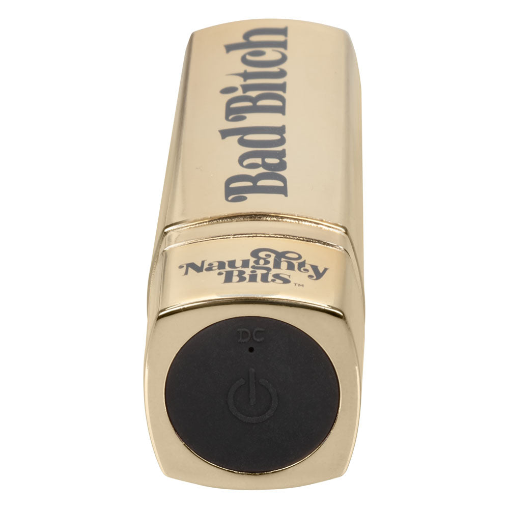 CalExotics Naughty Bits Bad Bitch Lipstick Vibrator – Purple – Multi-Function