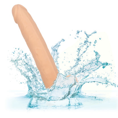 CalExotics Size Queen 10-Inch Realistic Dildo with Suction Cup Base – Ivory