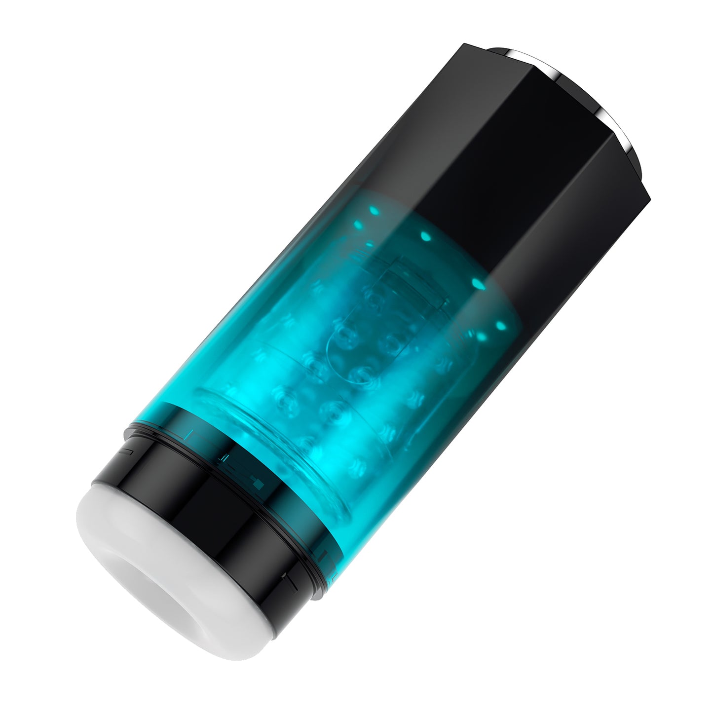 Adrian Water Spa Rotating Male Masturbator - Blue - 5 Rotating Modes - Waterproof