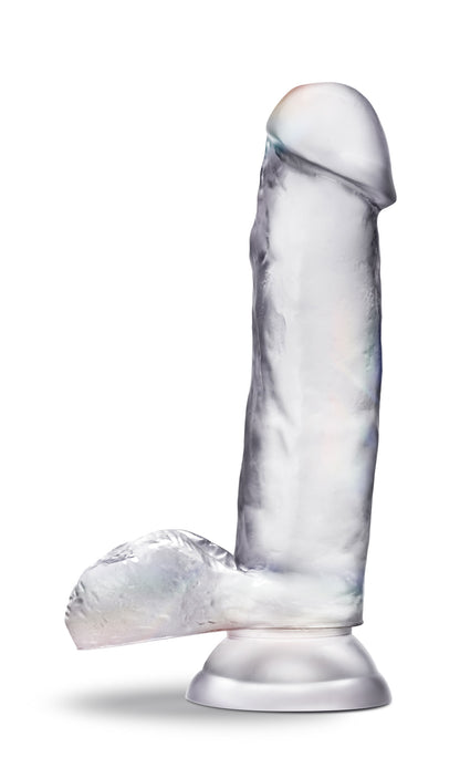 Blush B Yours Diamond Gleam Realistic Dildo with Suction Cup – Clear