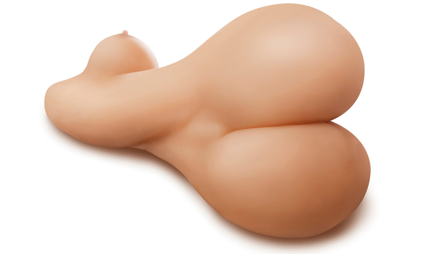 Pipedream Mega Fuck Slut Mega Masturbator - Realistic Dual-Opening Design - Beige