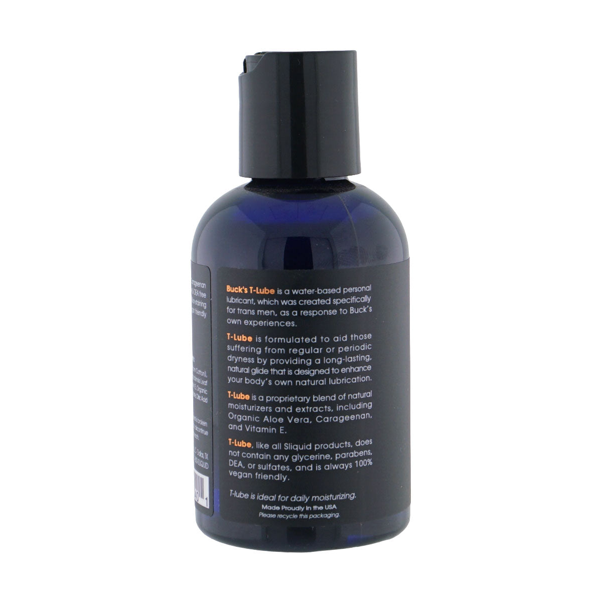 Buck Angel's T-Lube 4.2 Oz – Water-Based Personal Lubricant