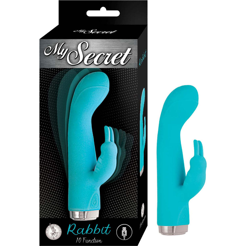 Nasstoys My Secret Rabbit Vibrator with G-Spot and Clitoral Stimulator - Blue