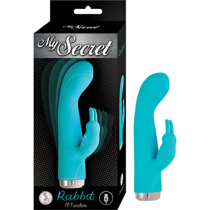 Nasstoys My Secret Rabbit Vibrator with G-Spot and Clitoral Stimulator - Blue
