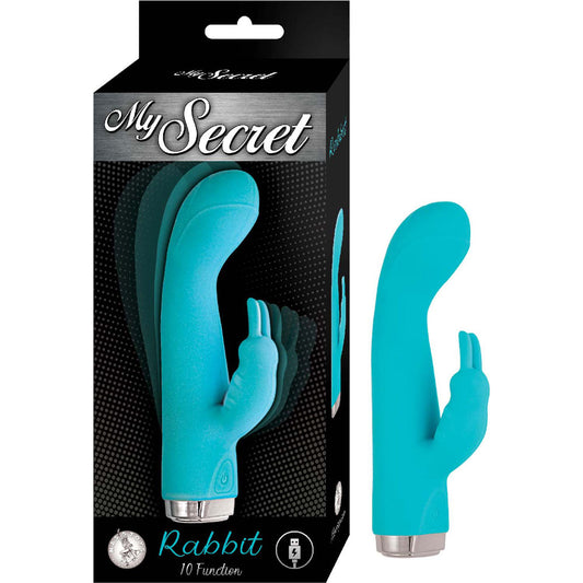 Nasstoys My Secret Rabbit Vibrator with G-Spot and Clitoral Stimulator - Blue