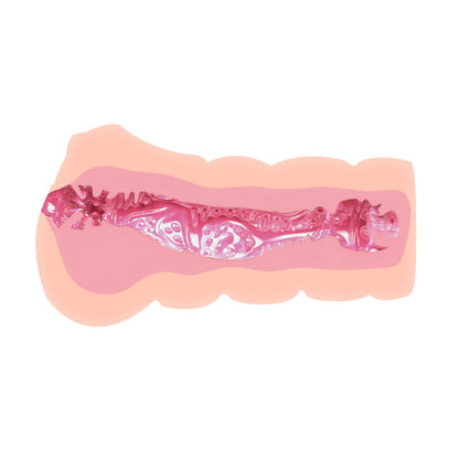 Pretty Love Crazy Bull Vagina Masturbator – Realistic Tight Sleeve – Beige